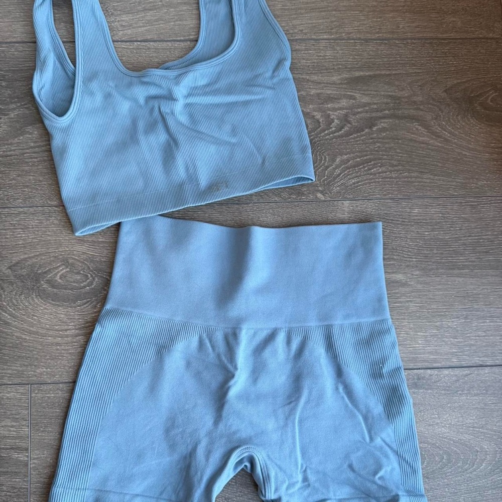 Set active Seamless Blue Workout Set